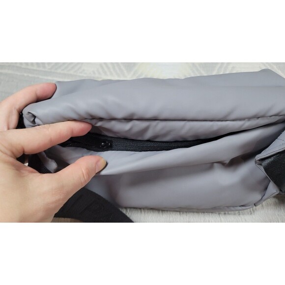 CALPAK Puffer Crossbody Sling Bag Gray Quilted Travel - Picture 4 of 6